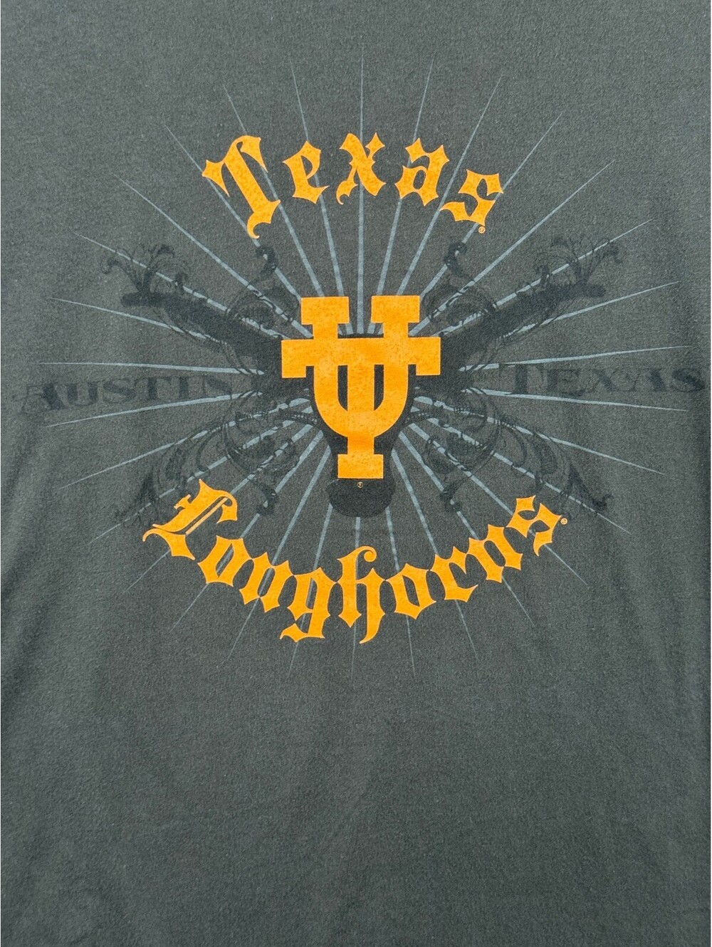 Anvil Texas Longhorns Graphic T-Shirt Size Large
